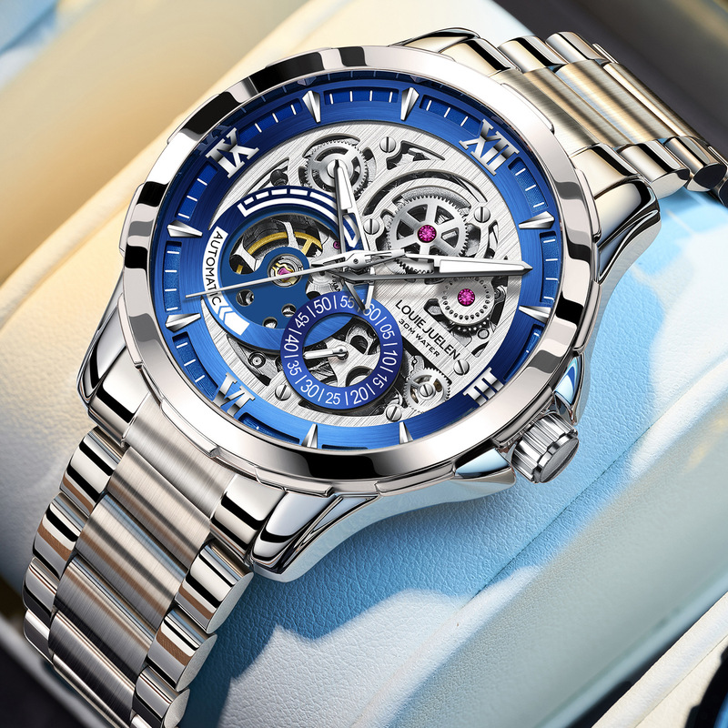 Cartier Watch Tank - Automatic Mechanical Watch Men's Hollow Business