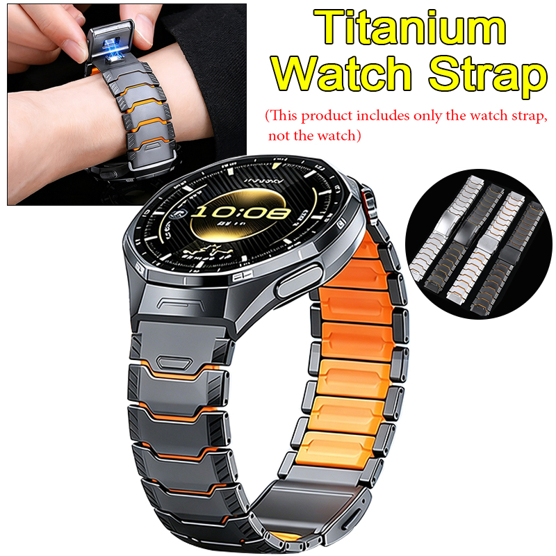 22mm Titanium Rubber Strap for - Silicone Watch Band 22Mm recension och pris