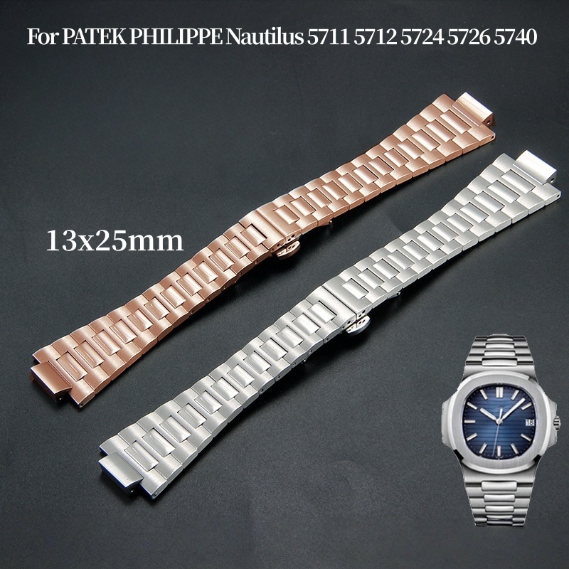 25x13mm Convex Interface Foldi - Patek Philippe Watch Nautilus recension och pris